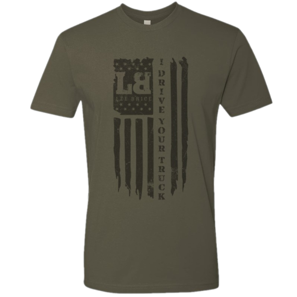 Lee Brice Military Green Drive Your Truck Tee Online Sale