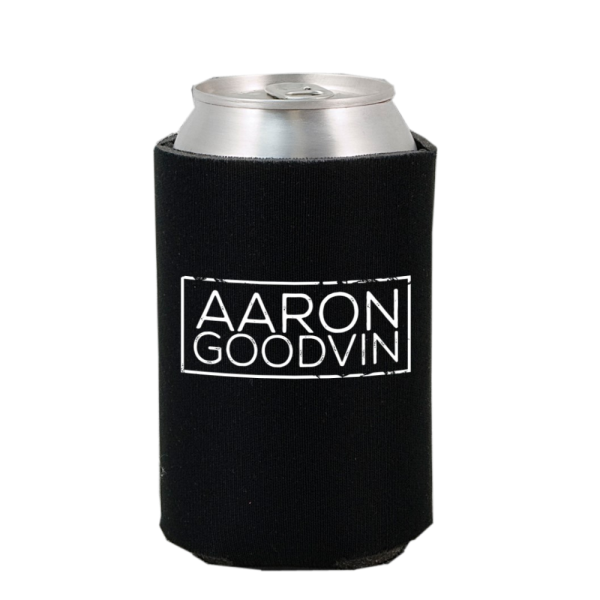 Aaron Goodvin Black Logo Can Coolie For Sale