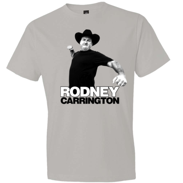 Rodney Carrington Grey Photo Punch Tee Online Sale