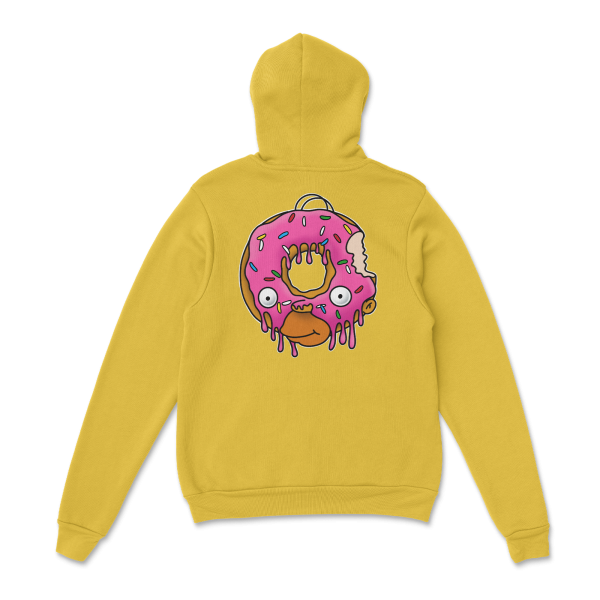 NerdyVision - Donut Head Hoodie Hot on Sale - Image 3