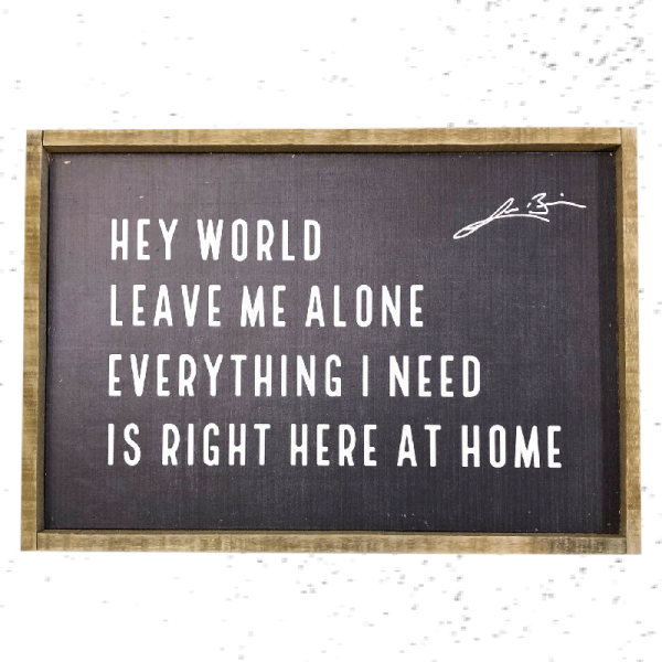 Lee Brice  Hey World  Barnwood Board Sale