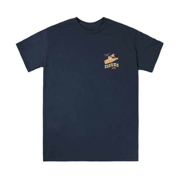 ISSUES - Farewell Bottle Navy Tee For Cheap