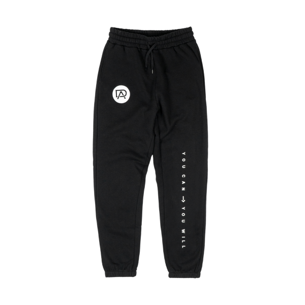 The Dream Adopters - You Can You Will Sweatpants (Black) Hot on Sale