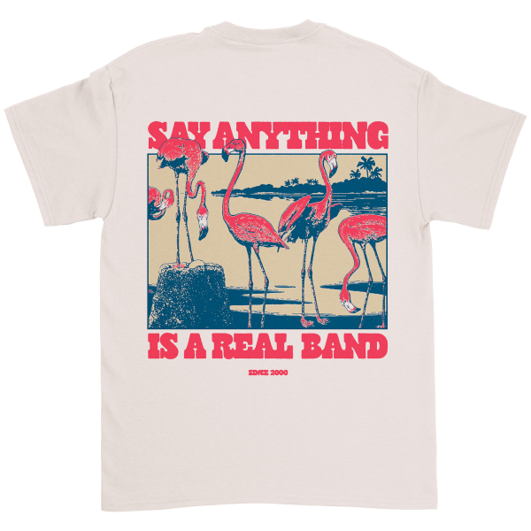 Say Anything - Flamingos Tee Online now - Image 3