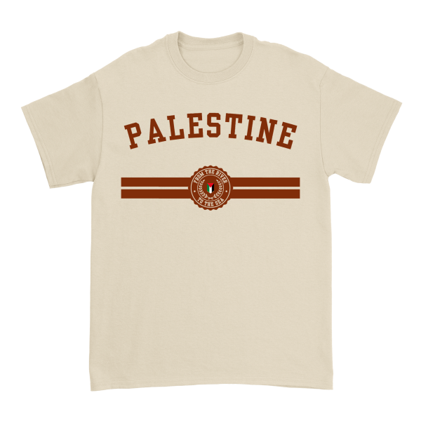 Dezi - From the River to the Sea T-Shirt (Rust Imprint) on Sale