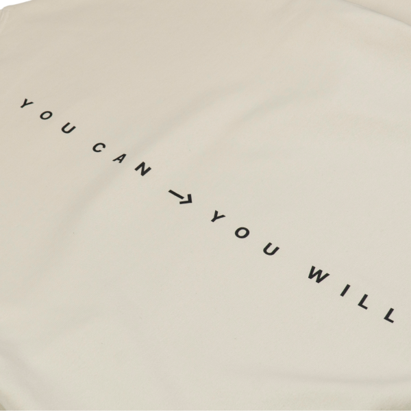 The Dream Adopters - You Can You Will Crewneck (Ecru) Online Hot Sale - Image 3