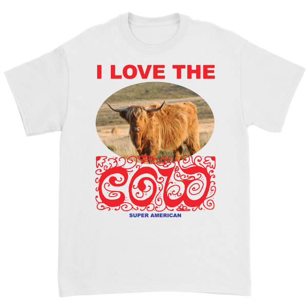 Super American - I Love the Cow T-Shirt Online now