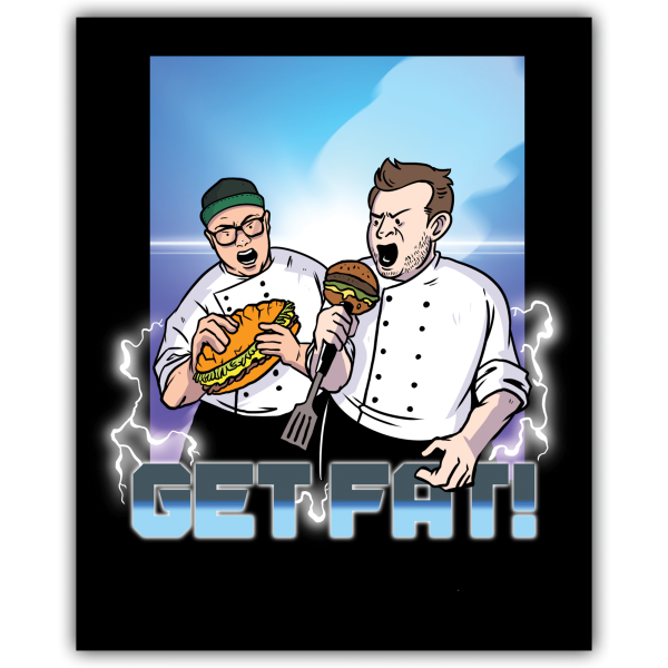 Chef Brian Tsao - Get Fat Blue Sticker Supply