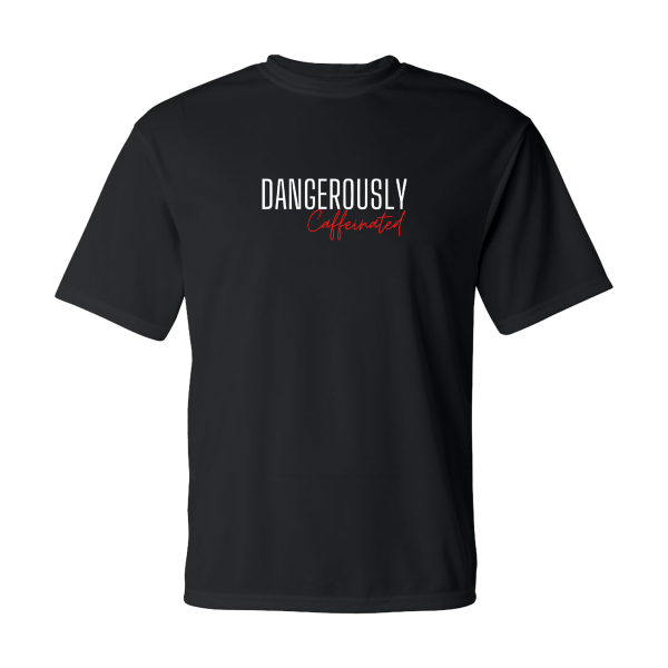 Kevin Cooney - Dangerously Caffeinated Men s Athletic Shirt Online now