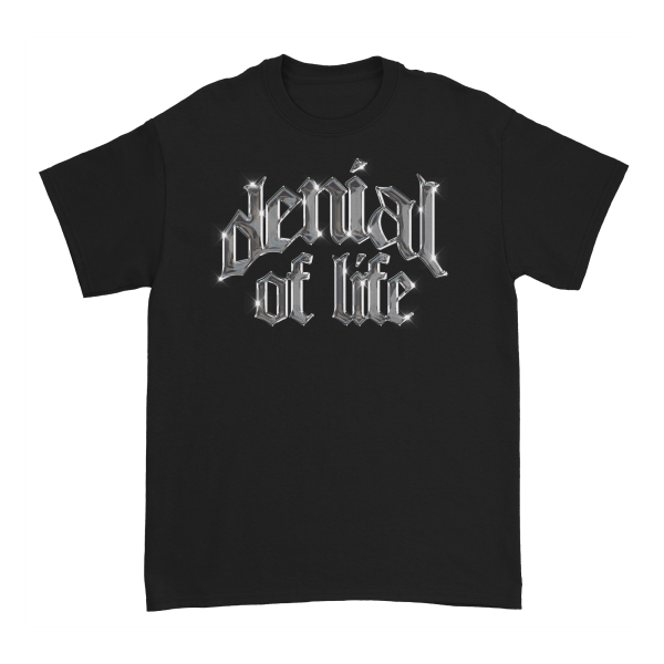 Denial of Life - Big Chrome T-Shirt on Sale
