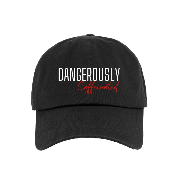 Kevin Cooney - Dangerously Caffeinated Dad Hat (Black) on Sale