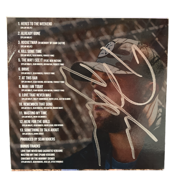 Dylan Wolfe Signed CD- Chasing A Dream Online now - Image 2