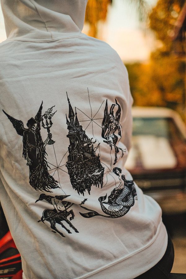 Blackwater Holylight - White Hoodie Online now - Image 3